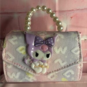 Cute Pink and Purple Character Purse